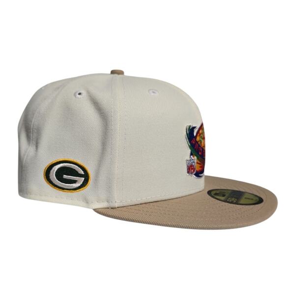 New Era 59Fifty Green Bay Packers NFL Fitted Hat Sz 8 Pro Bowl 1998 Hawaii Patch - Picture 4 of 8